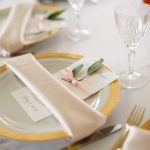 Tablescape with custom note